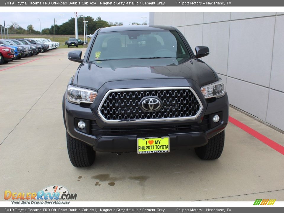 2019 Toyota Tacoma TRD Off-Road Double Cab 4x4 Magnetic Gray Metallic / Cement Gray Photo #3