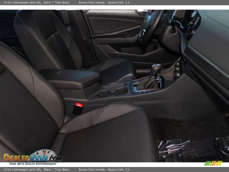 2019 Volkswagen Jetta SEL Black / Titan Black Photo #24
