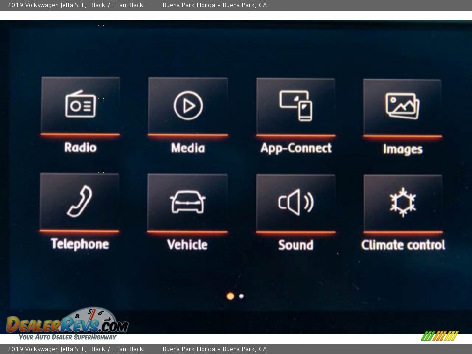 2019 Volkswagen Jetta SEL Black / Titan Black Photo #26