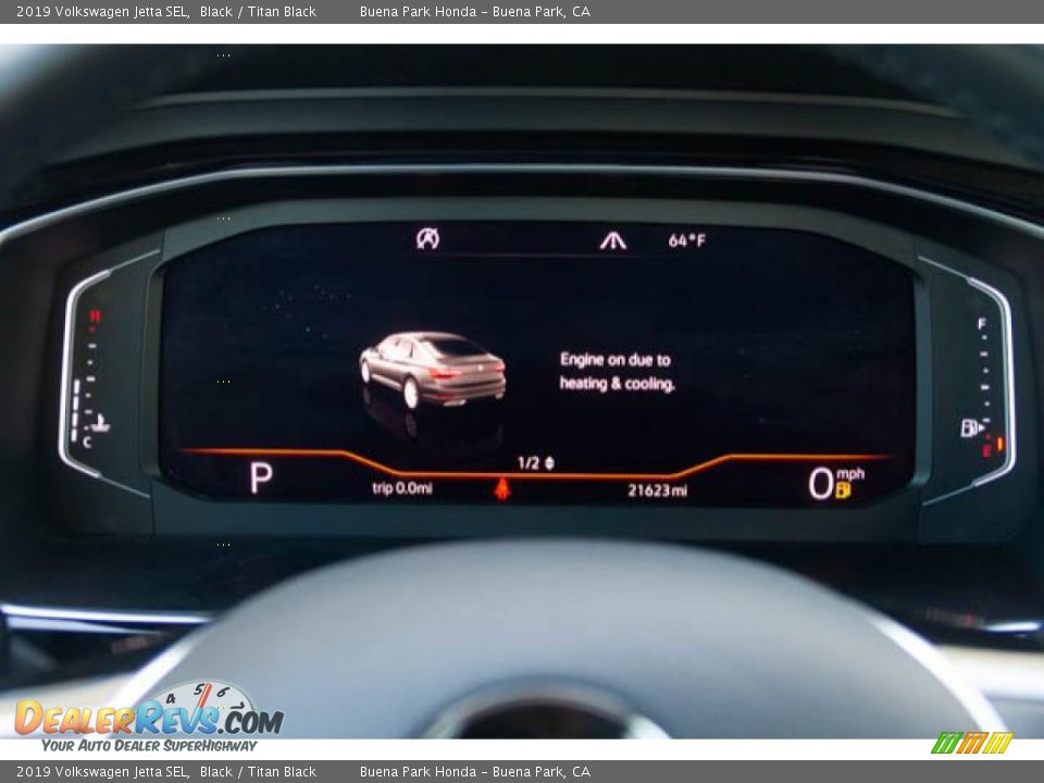 2019 Volkswagen Jetta SEL Black / Titan Black Photo #28