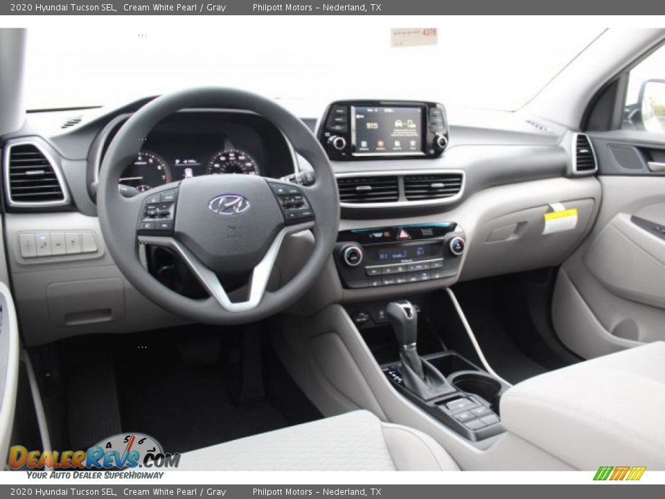 2020 Hyundai Tucson SEL Cream White Pearl / Gray Photo #21