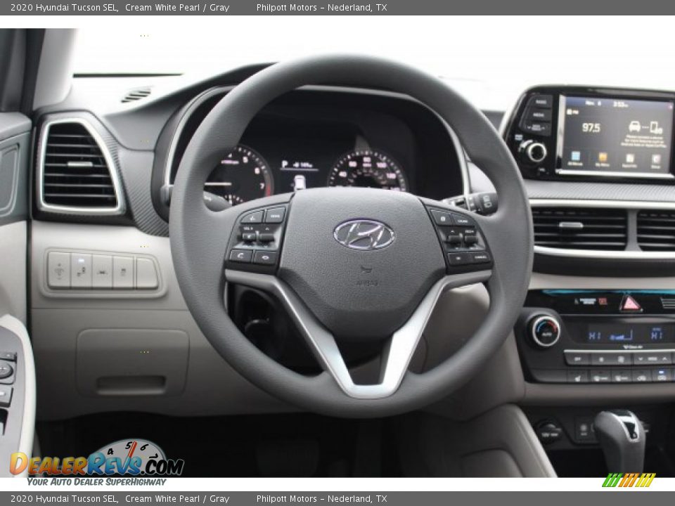 2020 Hyundai Tucson SEL Cream White Pearl / Gray Photo #22