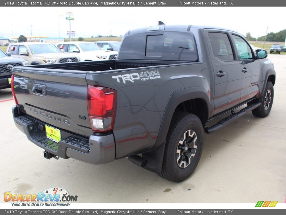 2019 Toyota Tacoma TRD Off-Road Double Cab 4x4 Magnetic Gray Metallic / Cement Gray Photo #8