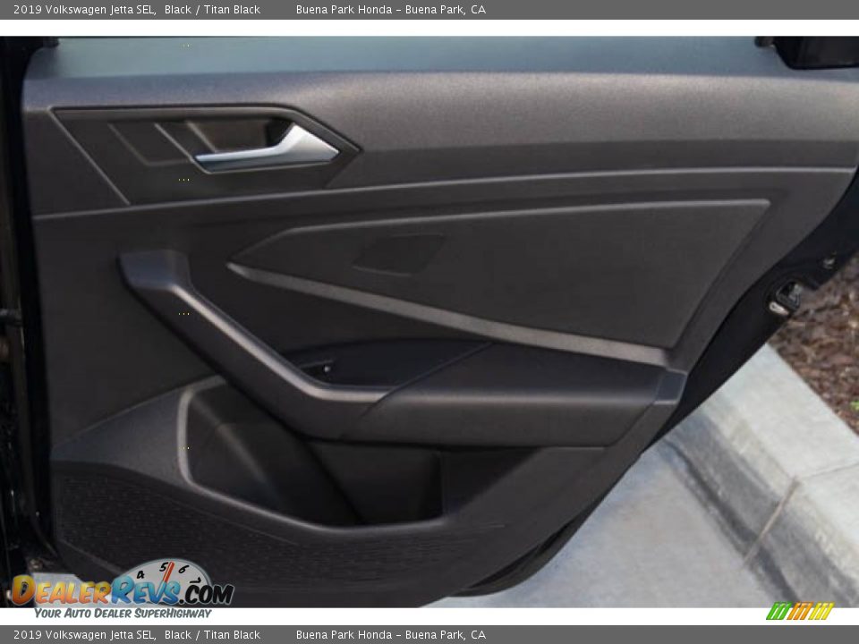 2019 Volkswagen Jetta SEL Black / Titan Black Photo #32