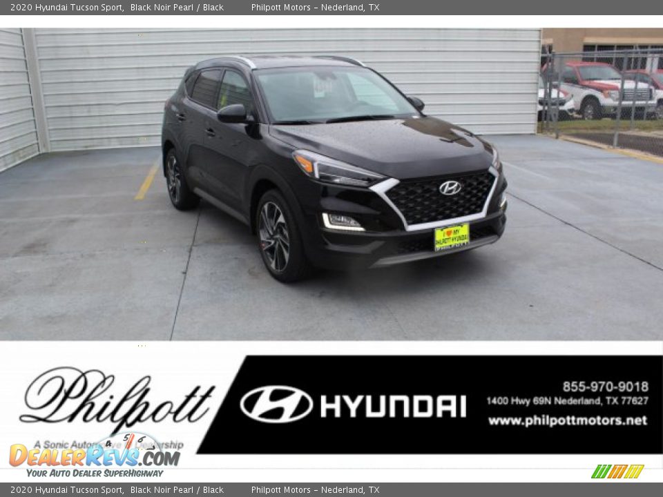 2020 Hyundai Tucson Sport Black Noir Pearl / Black Photo #1
