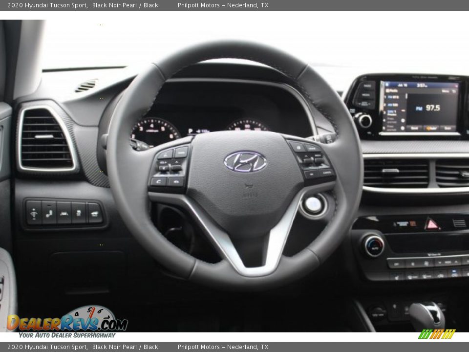 2020 Hyundai Tucson Sport Black Noir Pearl / Black Photo #23