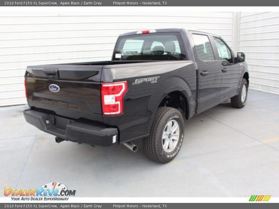 2019 Ford F150 XL SuperCrew Agate Black / Earth Gray Photo #6