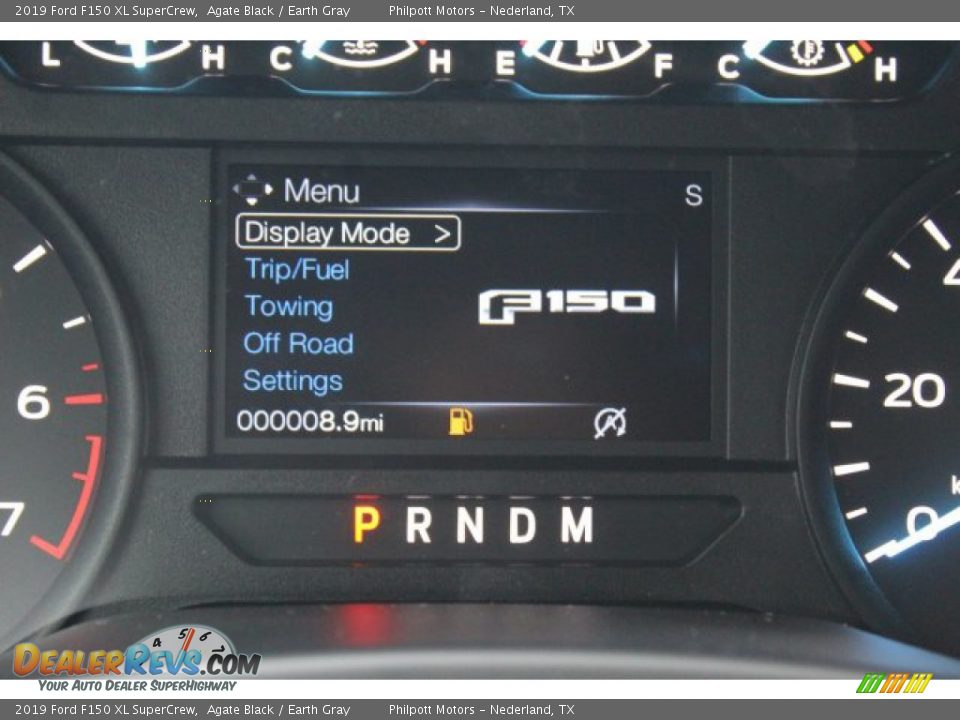 2019 Ford F150 XL SuperCrew Agate Black / Earth Gray Photo #12