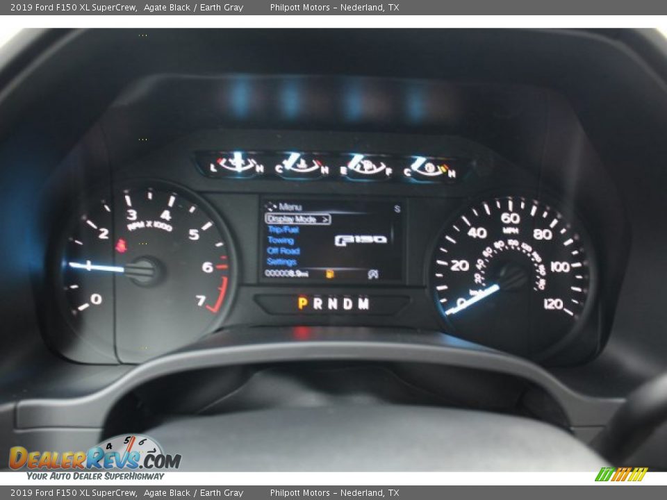 2019 Ford F150 XL SuperCrew Agate Black / Earth Gray Photo #13
