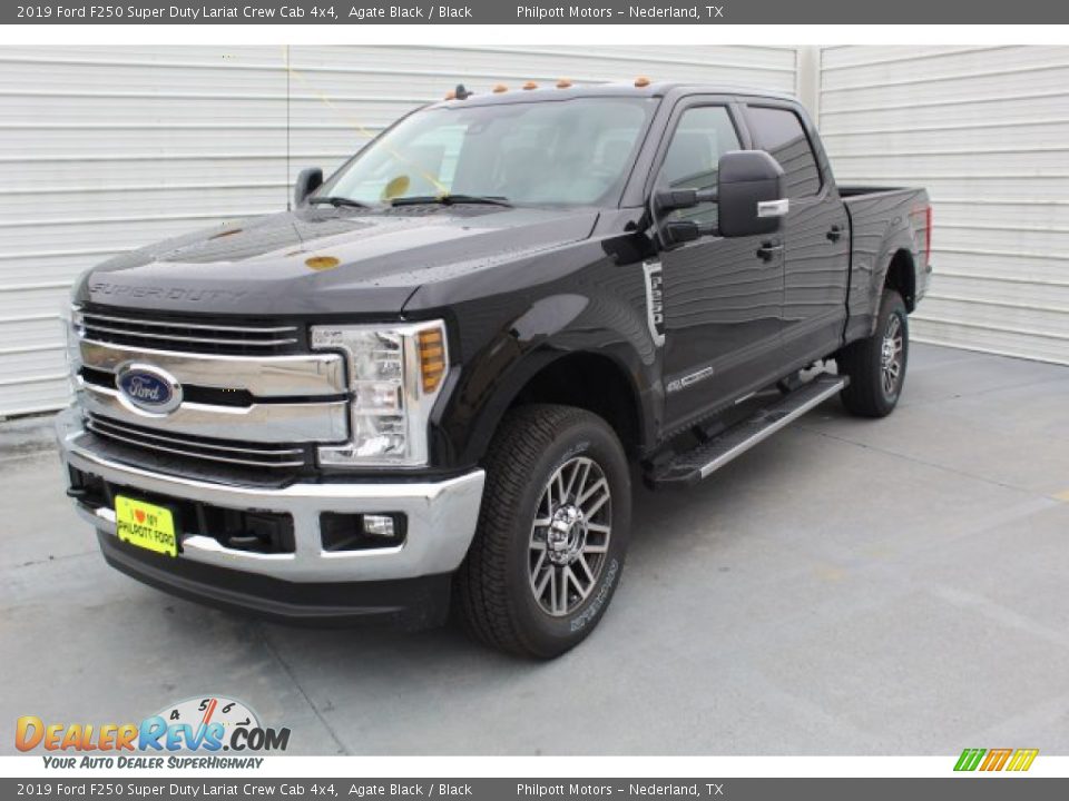 2019 Ford F250 Super Duty Lariat Crew Cab 4x4 Agate Black / Black Photo #4