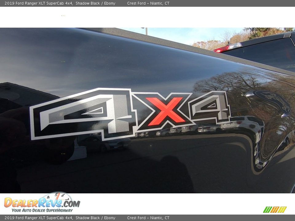 2019 Ford Ranger XLT SuperCab 4x4 Shadow Black / Ebony Photo #9