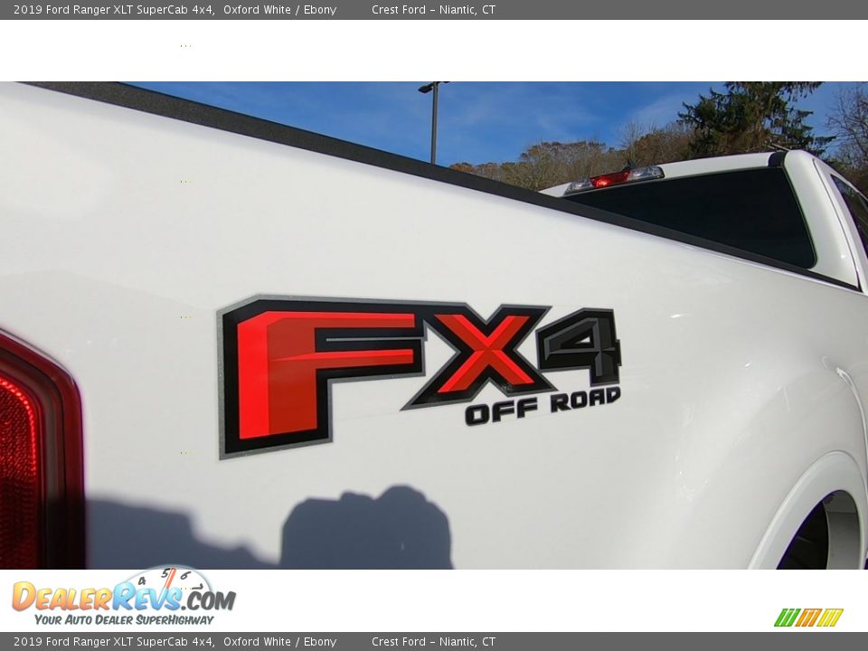 2019 Ford Ranger XLT SuperCab 4x4 Oxford White / Ebony Photo #9