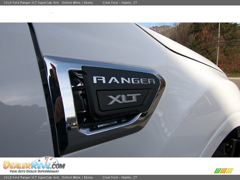 2019 Ford Ranger XLT SuperCab 4x4 Oxford White / Ebony Photo #25