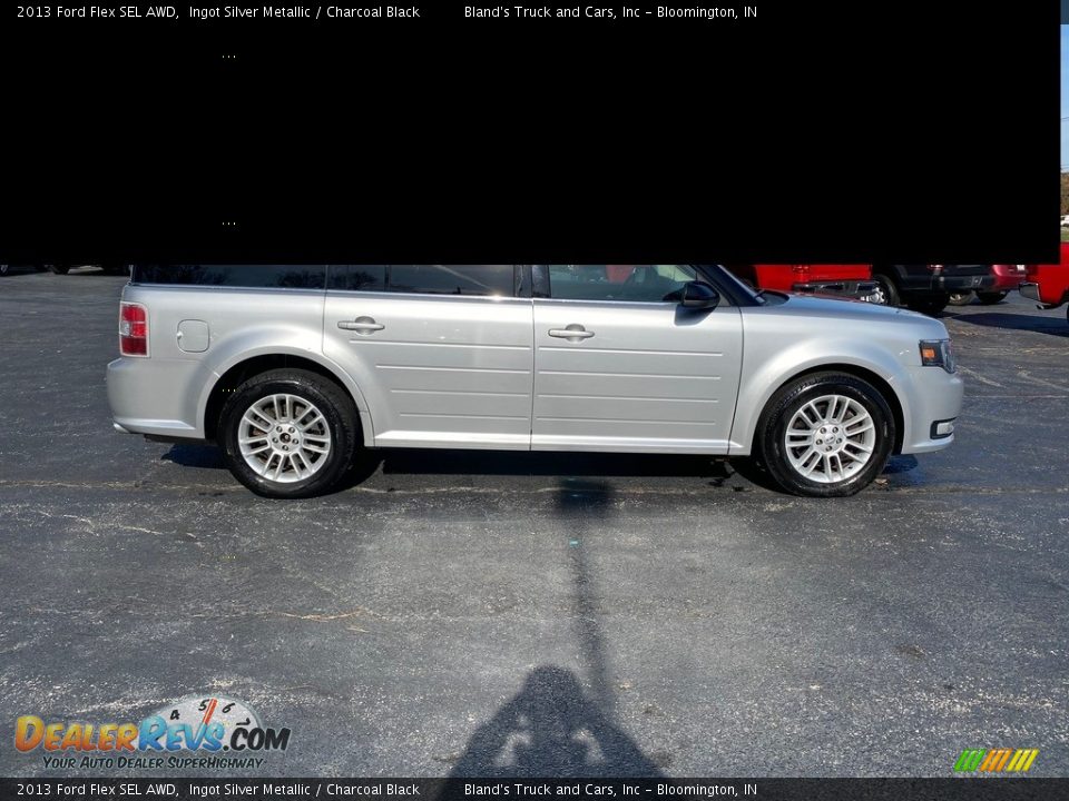 2013 Ford Flex SEL AWD Ingot Silver Metallic / Charcoal Black Photo #5