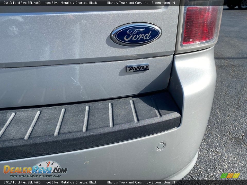 2013 Ford Flex SEL AWD Ingot Silver Metallic / Charcoal Black Photo #9