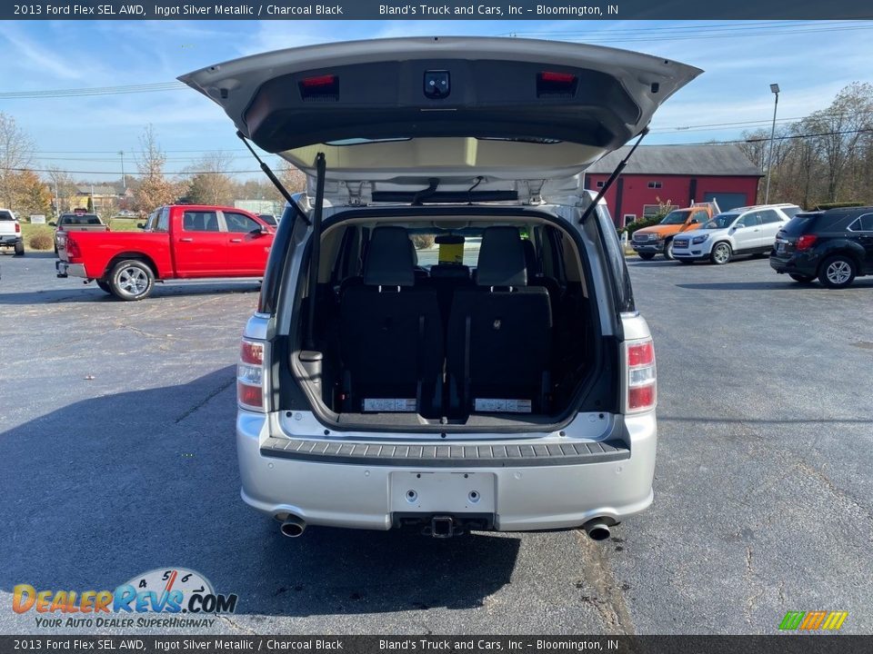 2013 Ford Flex SEL AWD Ingot Silver Metallic / Charcoal Black Photo #10