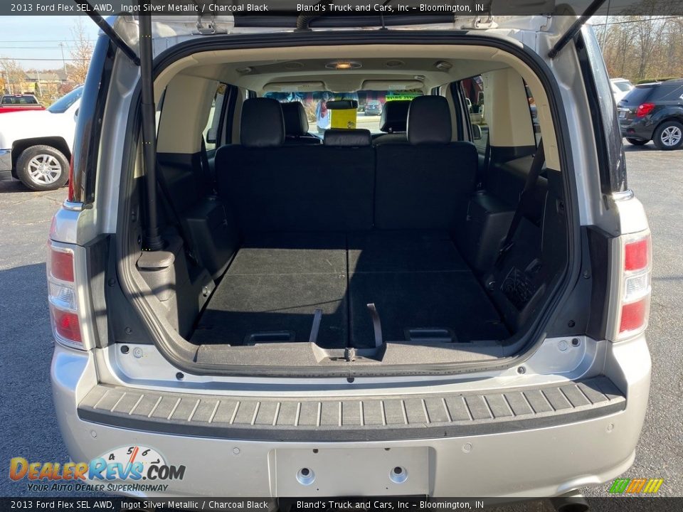 2013 Ford Flex SEL AWD Ingot Silver Metallic / Charcoal Black Photo #12