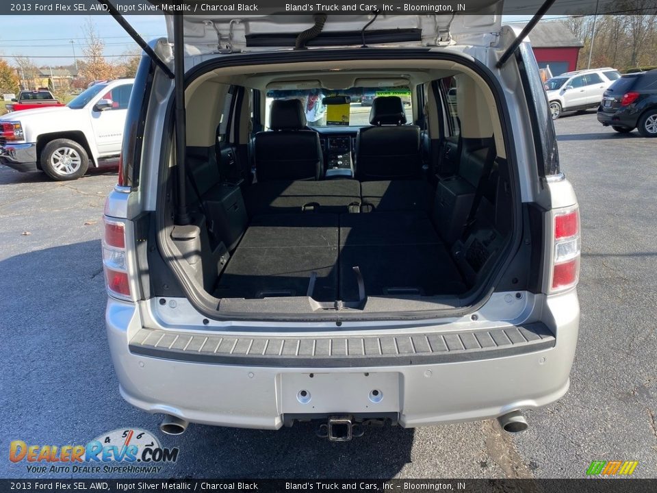 2013 Ford Flex SEL AWD Ingot Silver Metallic / Charcoal Black Photo #13