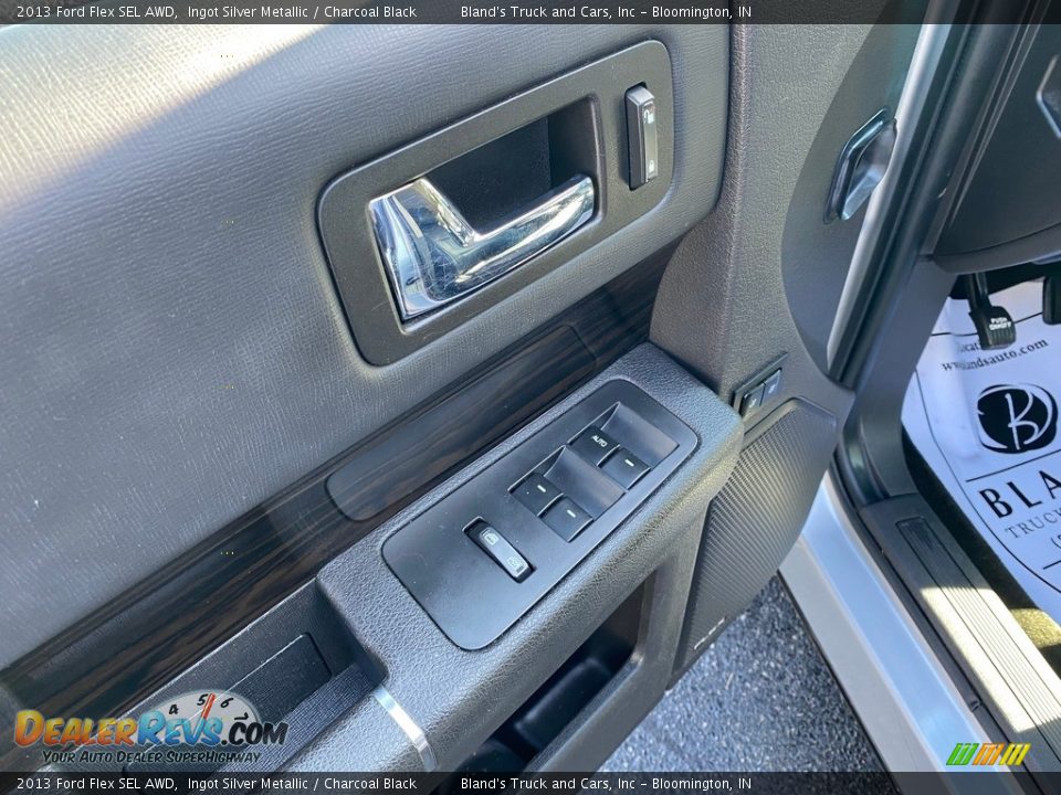 2013 Ford Flex SEL AWD Ingot Silver Metallic / Charcoal Black Photo #15