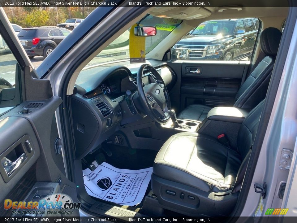 2013 Ford Flex SEL AWD Ingot Silver Metallic / Charcoal Black Photo #16