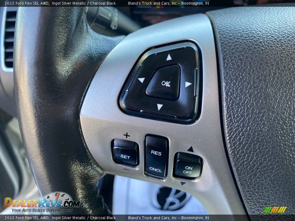 2013 Ford Flex SEL AWD Ingot Silver Metallic / Charcoal Black Photo #21