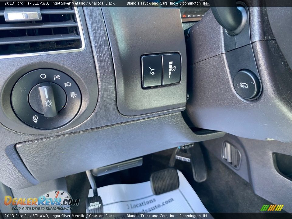 2013 Ford Flex SEL AWD Ingot Silver Metallic / Charcoal Black Photo #24