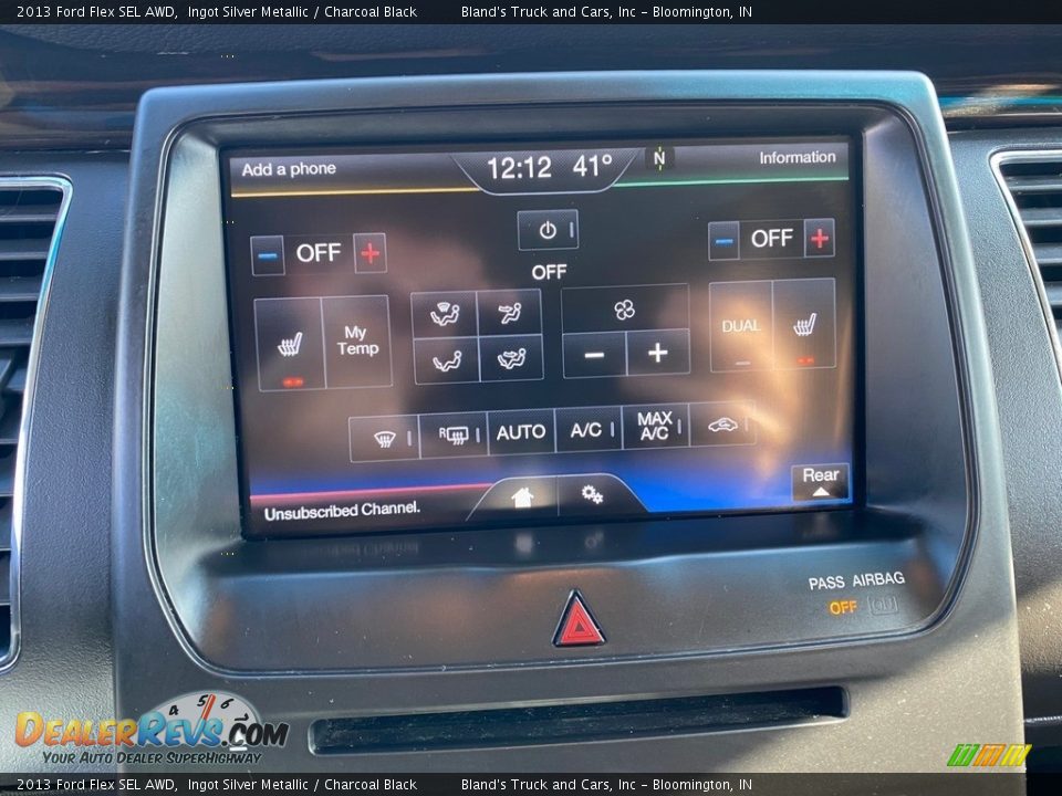 2013 Ford Flex SEL AWD Ingot Silver Metallic / Charcoal Black Photo #28