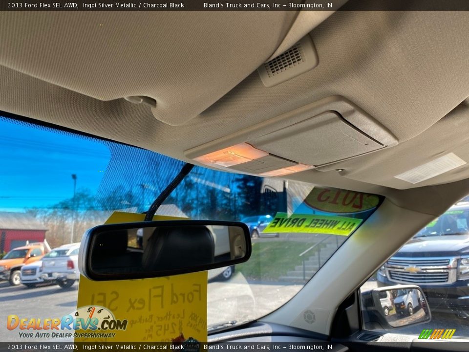 2013 Ford Flex SEL AWD Ingot Silver Metallic / Charcoal Black Photo #31