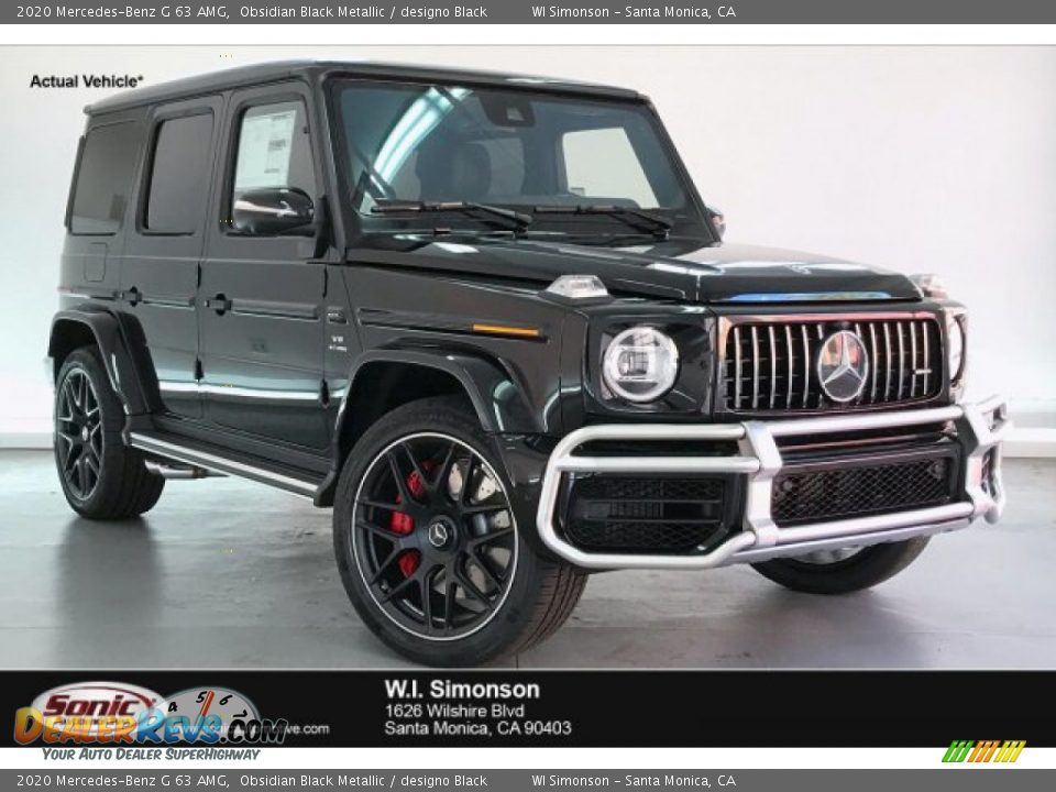 2020 Mercedes-Benz G 63 AMG Obsidian Black Metallic / designo Black Photo #1