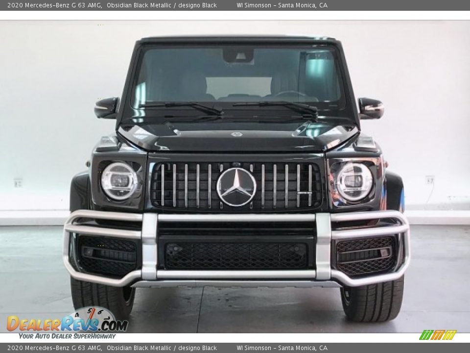 Obsidian Black Metallic 2020 Mercedes-Benz G 63 AMG Photo #2