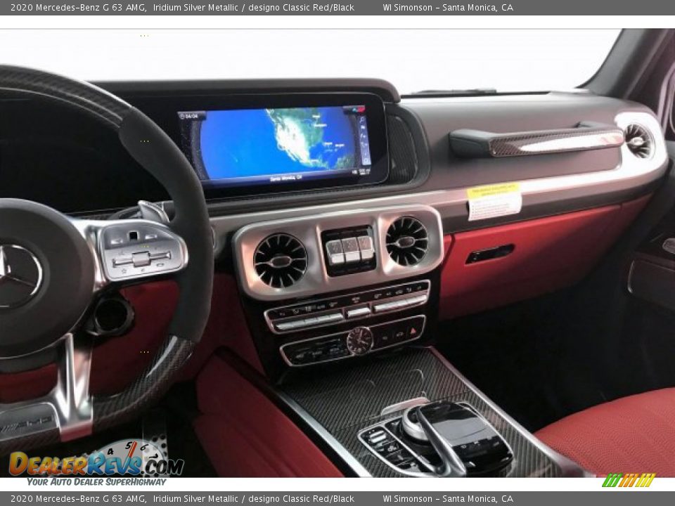 2020 Mercedes-Benz G 63 AMG Iridium Silver Metallic / designo Classic Red/Black Photo #5