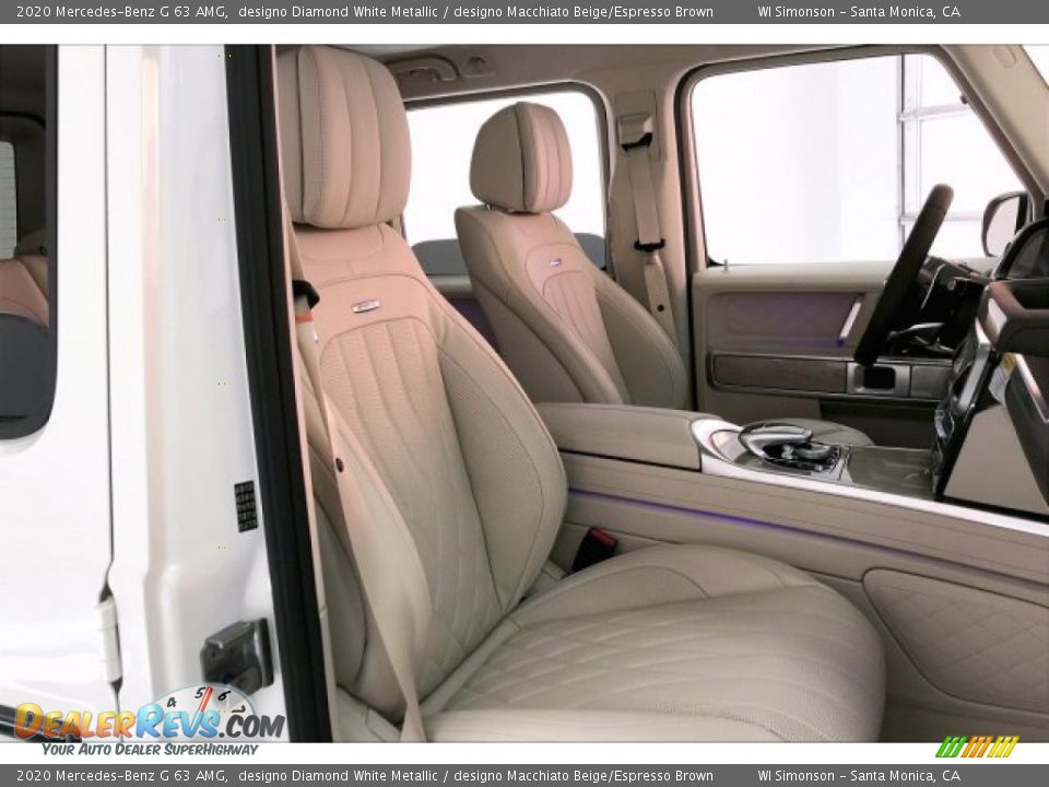 designo Macchiato Beige/Espresso Brown Interior - 2020 Mercedes-Benz G 63 AMG Photo #6