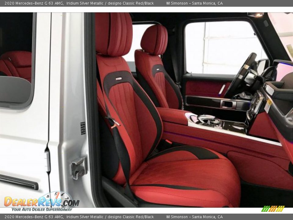 designo Classic Red/Black Interior - 2020 Mercedes-Benz G 63 AMG Photo #6