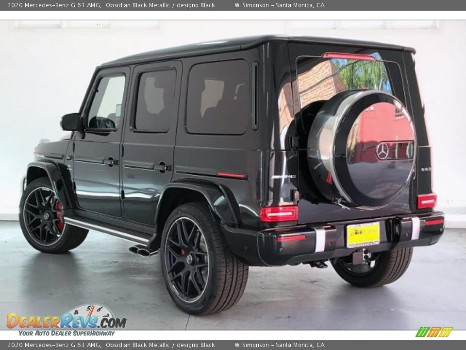 2020 Mercedes-Benz G 63 AMG Obsidian Black Metallic / designo Black Photo #10