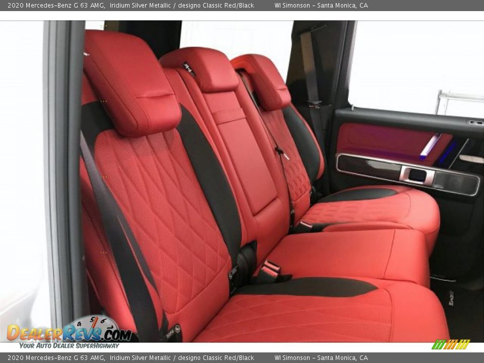 Rear Seat of 2020 Mercedes-Benz G 63 AMG Photo #13