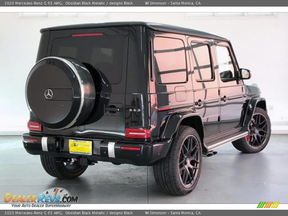 2020 Mercedes-Benz G 63 AMG Obsidian Black Metallic / designo Black Photo #16