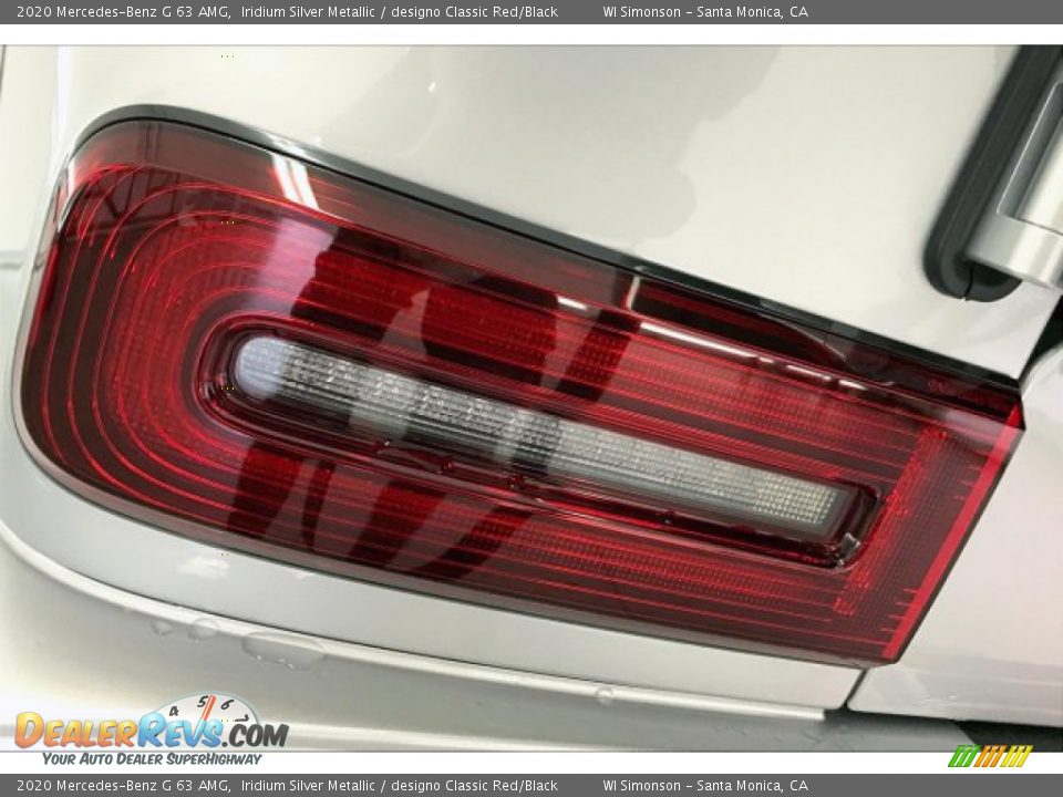 2020 Mercedes-Benz G 63 AMG Iridium Silver Metallic / designo Classic Red/Black Photo #25
