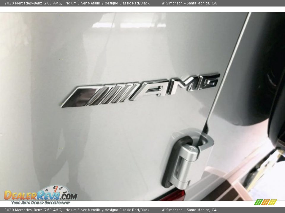 2020 Mercedes-Benz G 63 AMG Iridium Silver Metallic / designo Classic Red/Black Photo #26