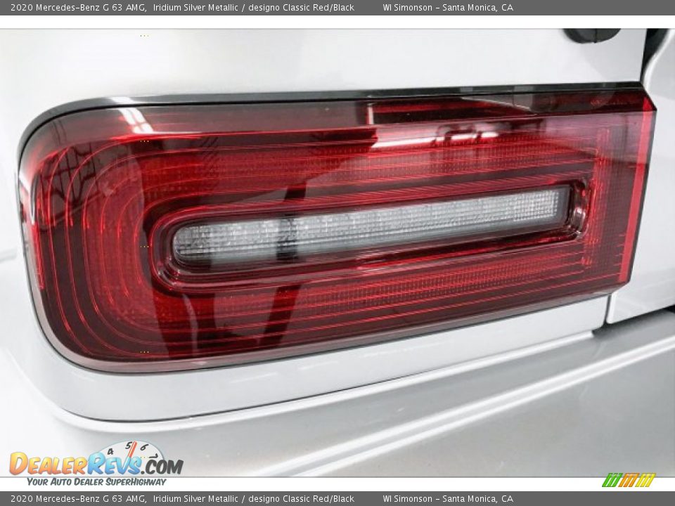 2020 Mercedes-Benz G 63 AMG Iridium Silver Metallic / designo Classic Red/Black Photo #26