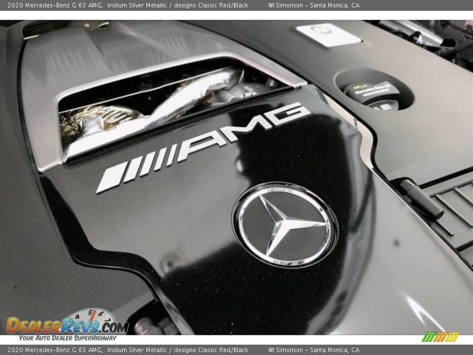 2020 Mercedes-Benz G 63 AMG Iridium Silver Metallic / designo Classic Red/Black Photo #30