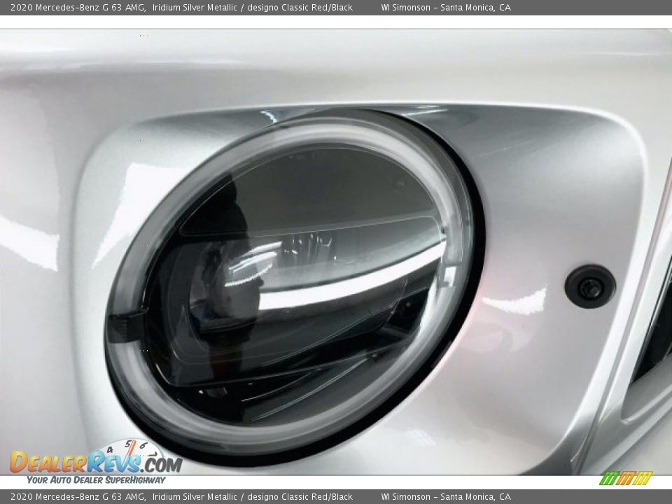 2020 Mercedes-Benz G 63 AMG Iridium Silver Metallic / designo Classic Red/Black Photo #31
