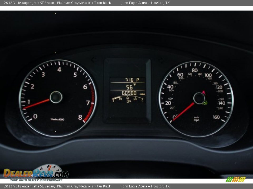 2012 Volkswagen Jetta SE Sedan Platinum Gray Metallic / Titan Black Photo #33