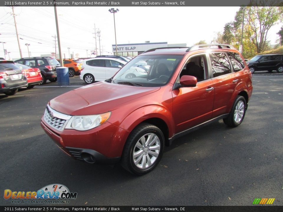 2011 Subaru Forester 2.5 X Premium Paprika Red Metallic / Black Photo #2