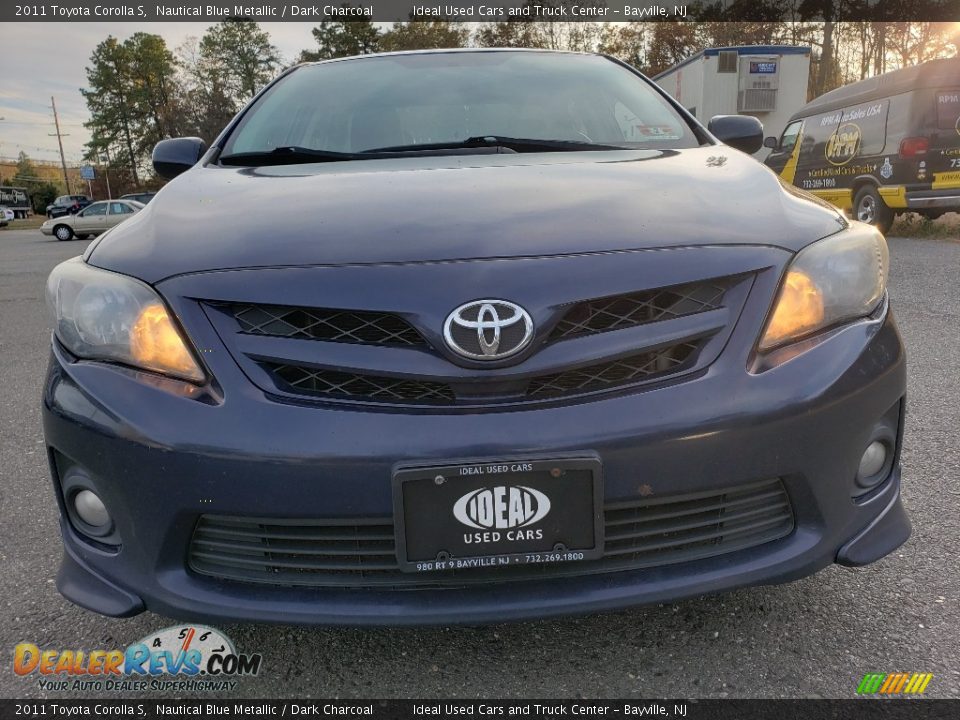 2011 Toyota Corolla S Nautical Blue Metallic / Dark Charcoal Photo #2