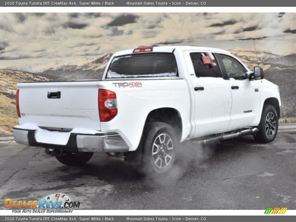 2016 Toyota Tundra SR5 CrewMax 4x4 Super White / Black Photo #3