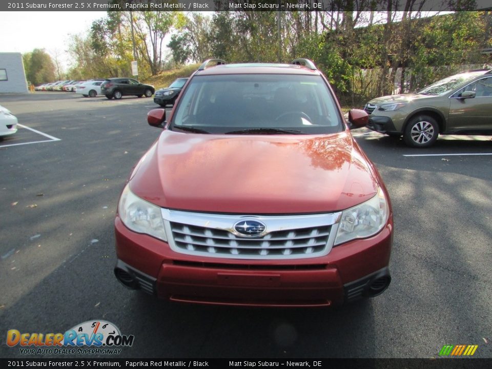 2011 Subaru Forester 2.5 X Premium Paprika Red Metallic / Black Photo #3