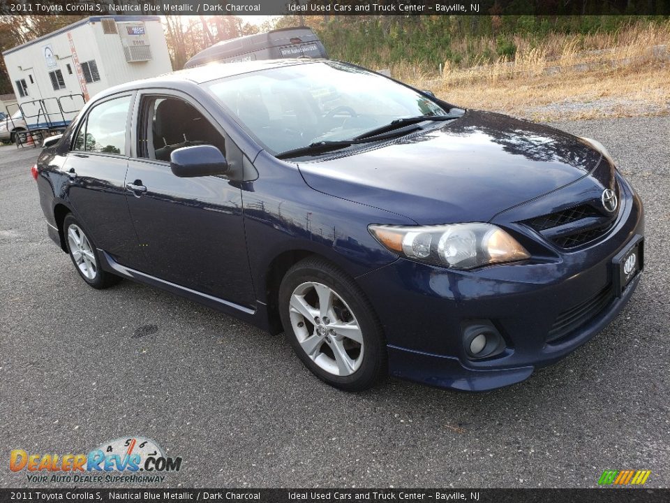 2011 Toyota Corolla S Nautical Blue Metallic / Dark Charcoal Photo #3