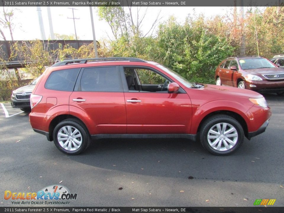 2011 Subaru Forester 2.5 X Premium Paprika Red Metallic / Black Photo #5