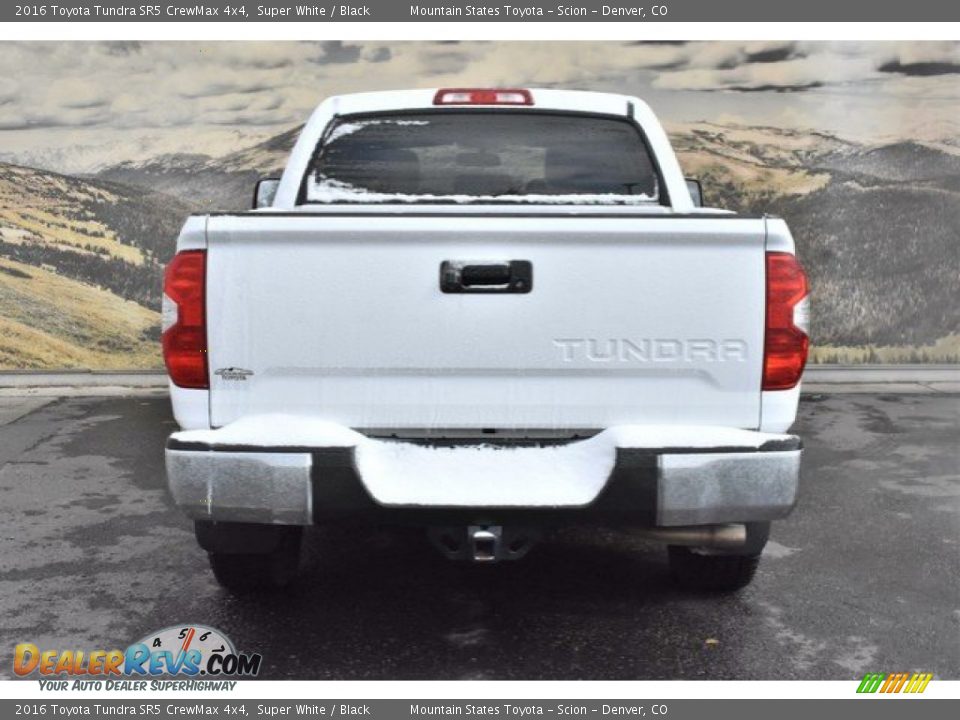 2016 Toyota Tundra SR5 CrewMax 4x4 Super White / Black Photo #8