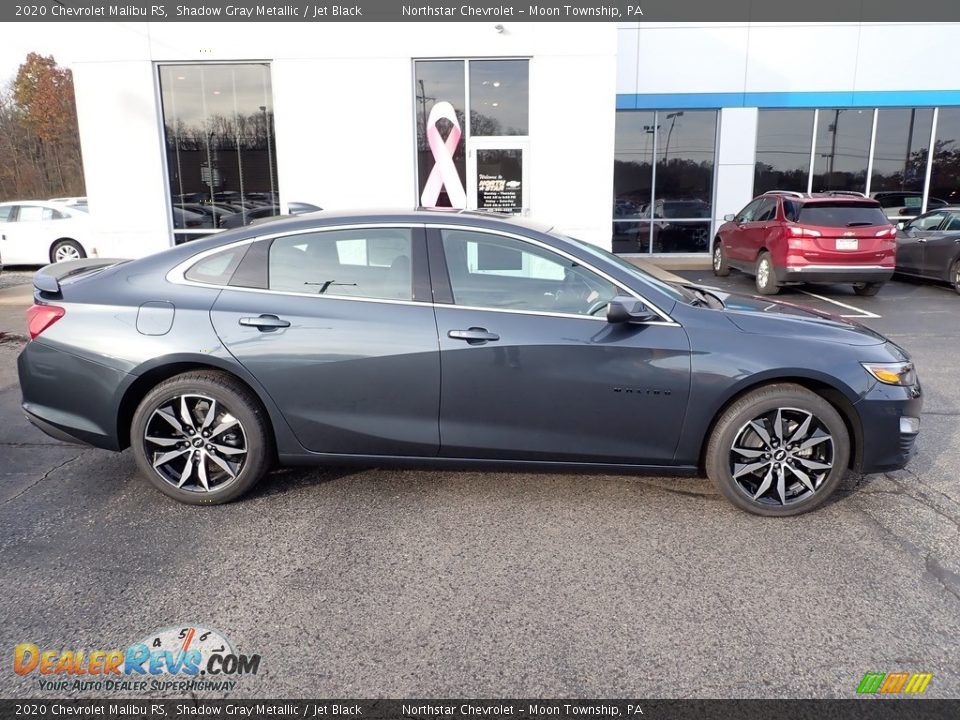 2020 Chevrolet Malibu RS Shadow Gray Metallic / Jet Black Photo #6